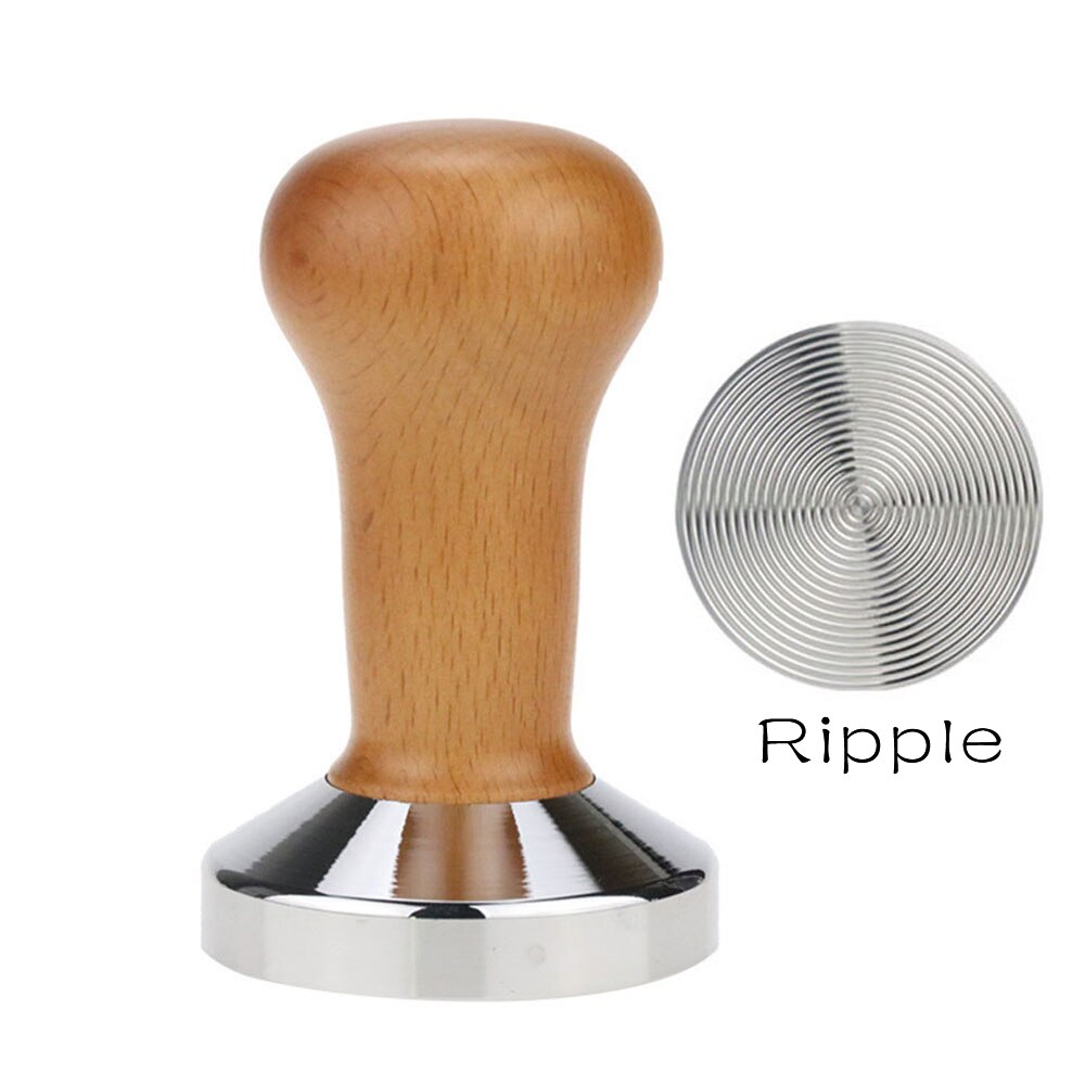 NEOUZA Espresso Tamper Spring Loaded for Coffee Machine Accessories Tool, Anti-Stick Self-Leveling,Refined Handle,Stainless Steel Flat Base (51mm Matte Black