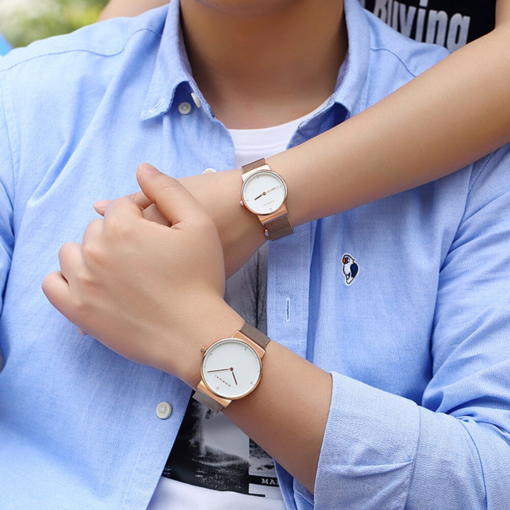 CHENXI relojes de mujer moda couple montre-bracelet minimaliste montre-bracelet pour hommes relogio feminino femmes montres à quartz hodinky