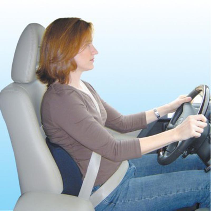 Draagbare Memory Foam Lendensteun Rugondersteuning Kussen Kussen Voor Home Auto Auto Seat Ademend Afneembaar En Wasbaar