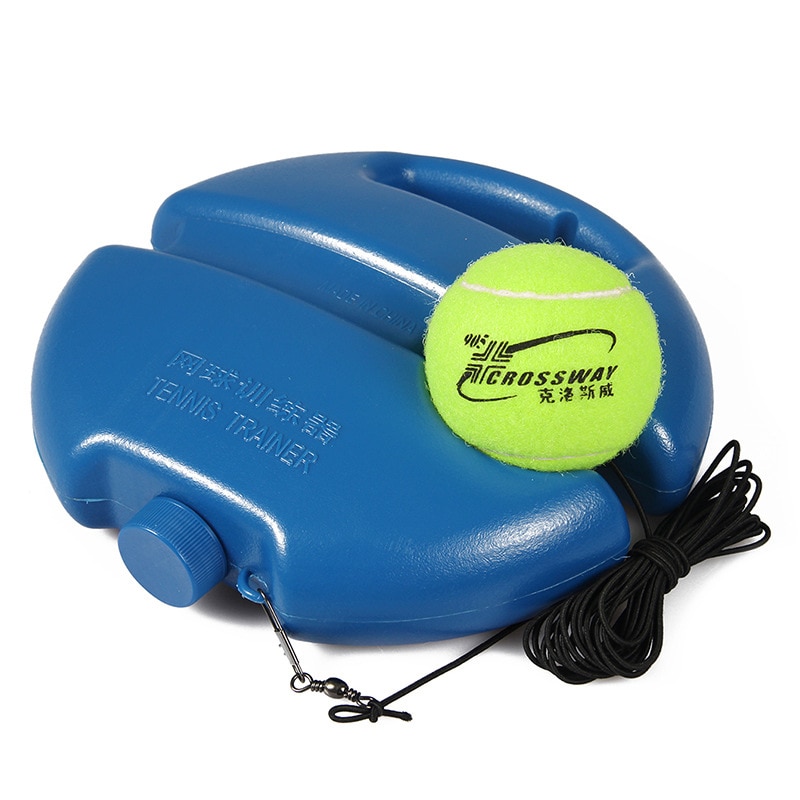 Base de entrenamiento de tenis de alta resistencia, con cuerda elástica, pelota de práctica, rebote automático, entrenador de tenis, dispositivo de combate