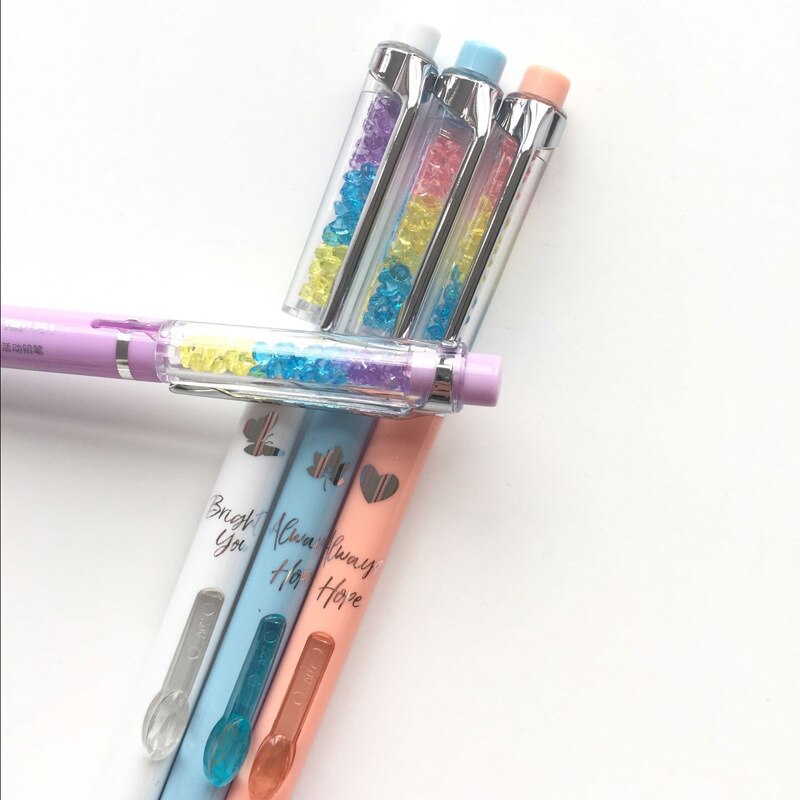 mechanical pencil side-press mechanical pencil colorful appearance pencil office learning writing pen
