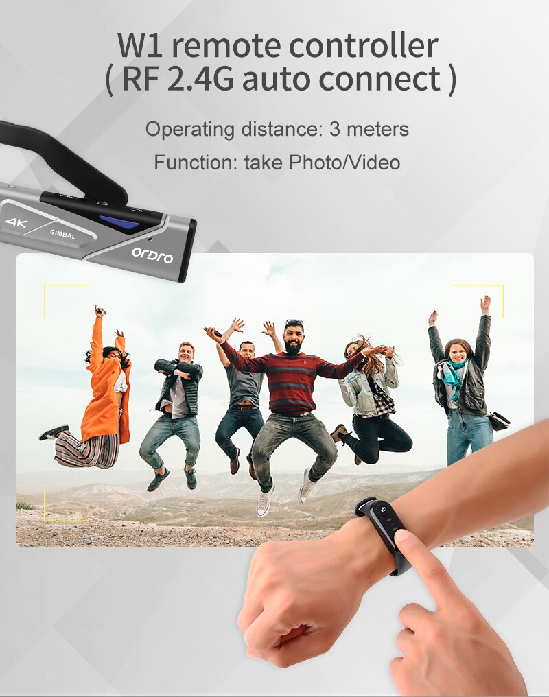 W1 Remote Controller for Ordro EP7 EP6 Video Camera Camcorder: ep7 remote