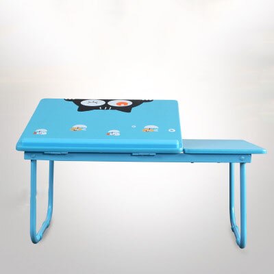 Mode Eenvoudige Kleurrijke Opvouwbare Laptop Tafel Studenten Studeren Klein Bureau Spelen Leren Bureau Bed Tafel: HH454100BU