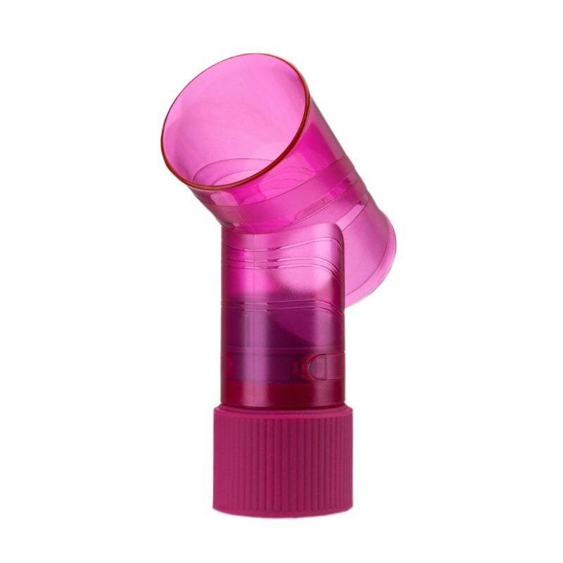 Air Curler Hair Dryer Diffuser Wind Spin Hair Curler Wavy Styling Tool ​Salon Supplies Dryer Attachment: Pink