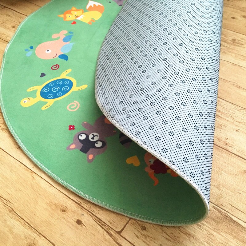 ins kids tent pad carpet living room bedroom bed baby carpet computer chair basket study cartooning carpet.