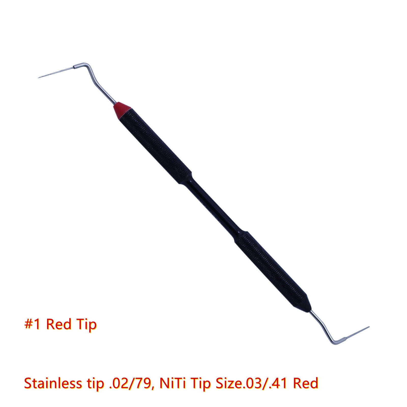 Dental Sybronendo Endo Buchanan Hand Plugger Nickel-titanium/Stainless Steel end Tip Fill Obturation Size 0,1,2: Red