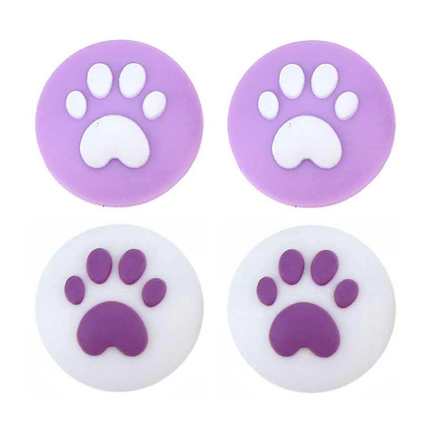 YuXi 4pcs Cute Cat Paw Claw Thumb Grip Cover Case For Nintendo Switch Lite Joy-Con Joy Con Joystick Analog Stick Caps: U U Z Z