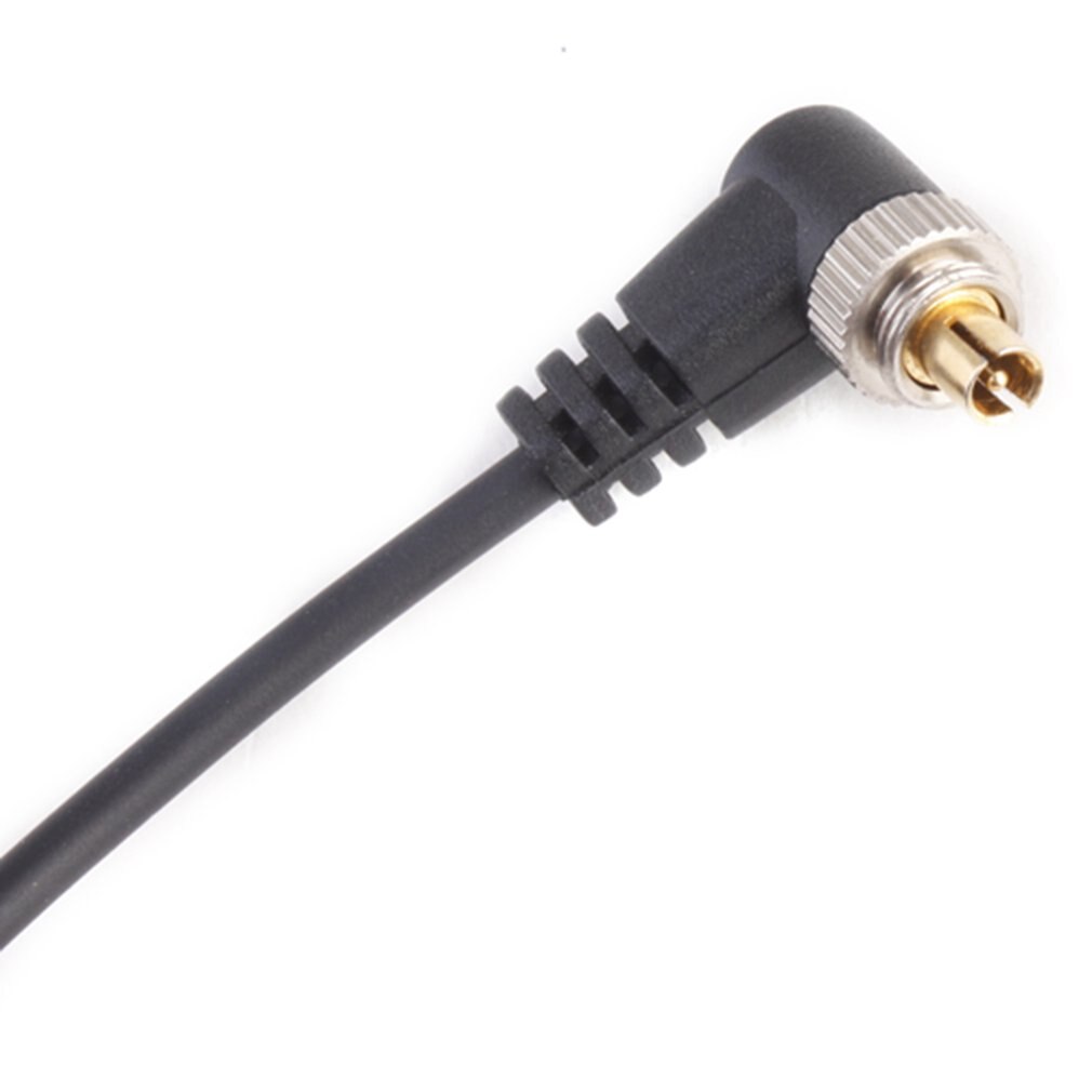 1 Meter Camera Knippert Accessoires 3.5Mm Male Pc Flash Sync Kabel Schroef Lock Voor Trigger Studio Licht