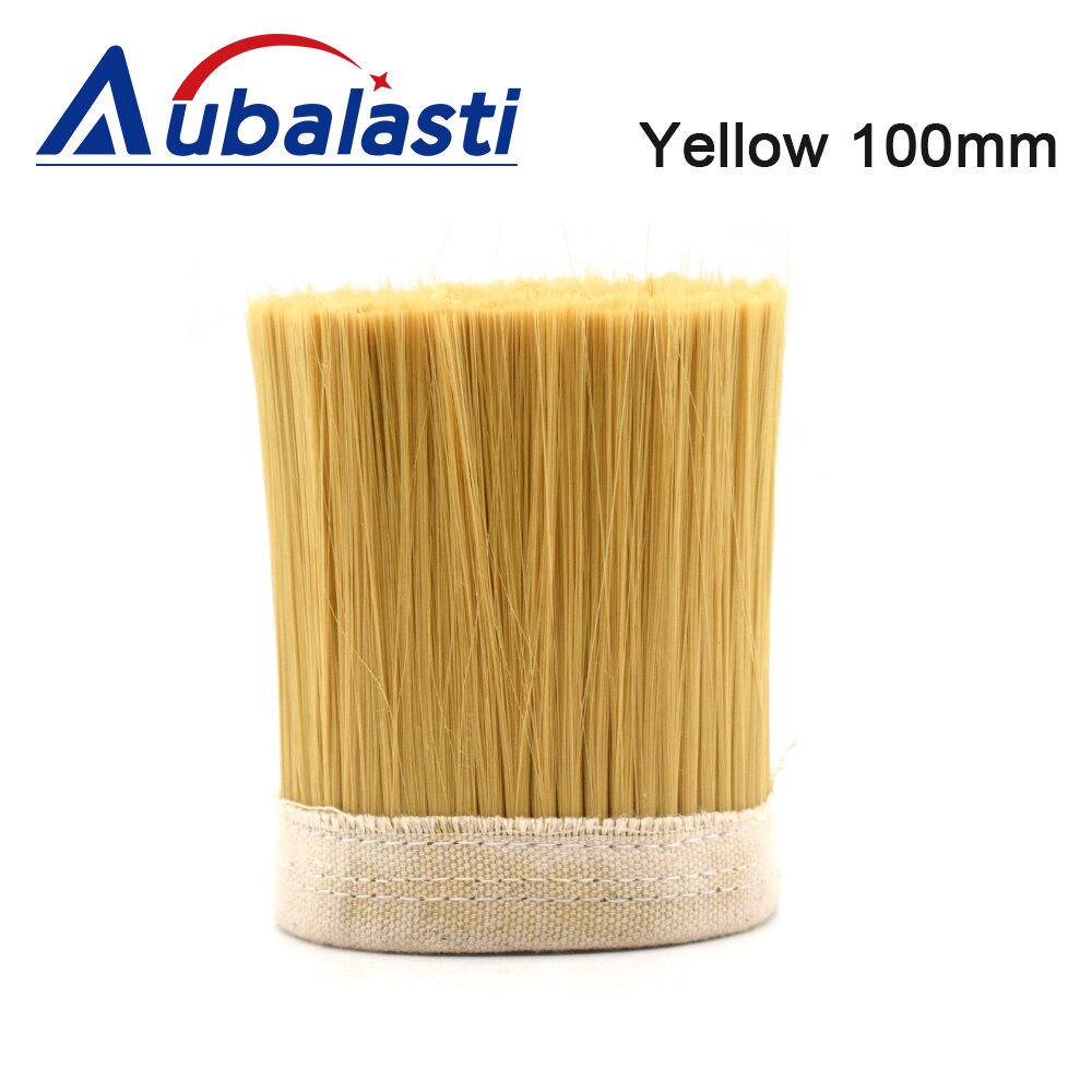 CNC Router Dust Shoe Nut 70/75/80/85/90/100mm CNC Dust Cover Brush Spindle Engraving Milling Machine Cleaner Woodworking Tools: Yellow Brush 100mm