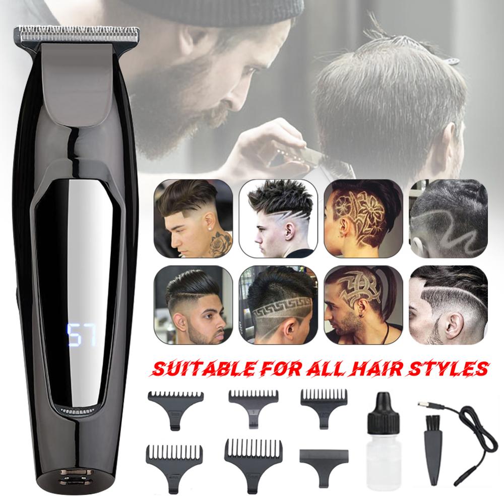 Men's Hair Clipper Men's Hair Clipper Rechargeable Hair Clipper Hairdressing Tool Set: Default Title