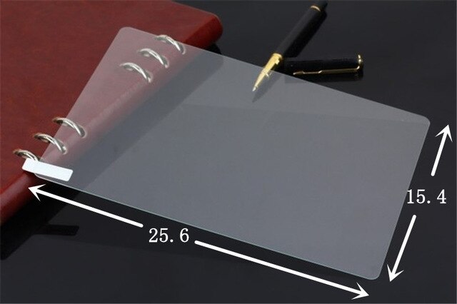 10.1 inch/10 inch Universele Gehard Glas Screen Protector Tablet Beschermfolie met Veilig Doos Maat Glas Grootte: 256*154mm