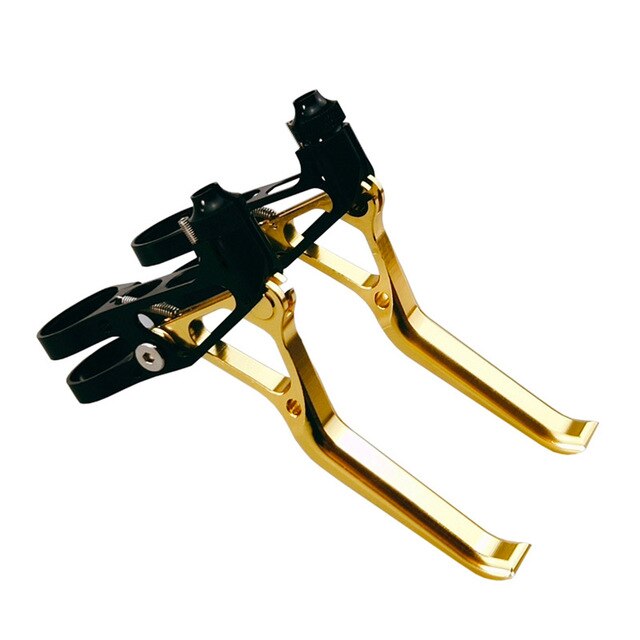 Bike Handle Bicycle brake lever Hand V Break Lever Folding Bike Road bike: Golden
