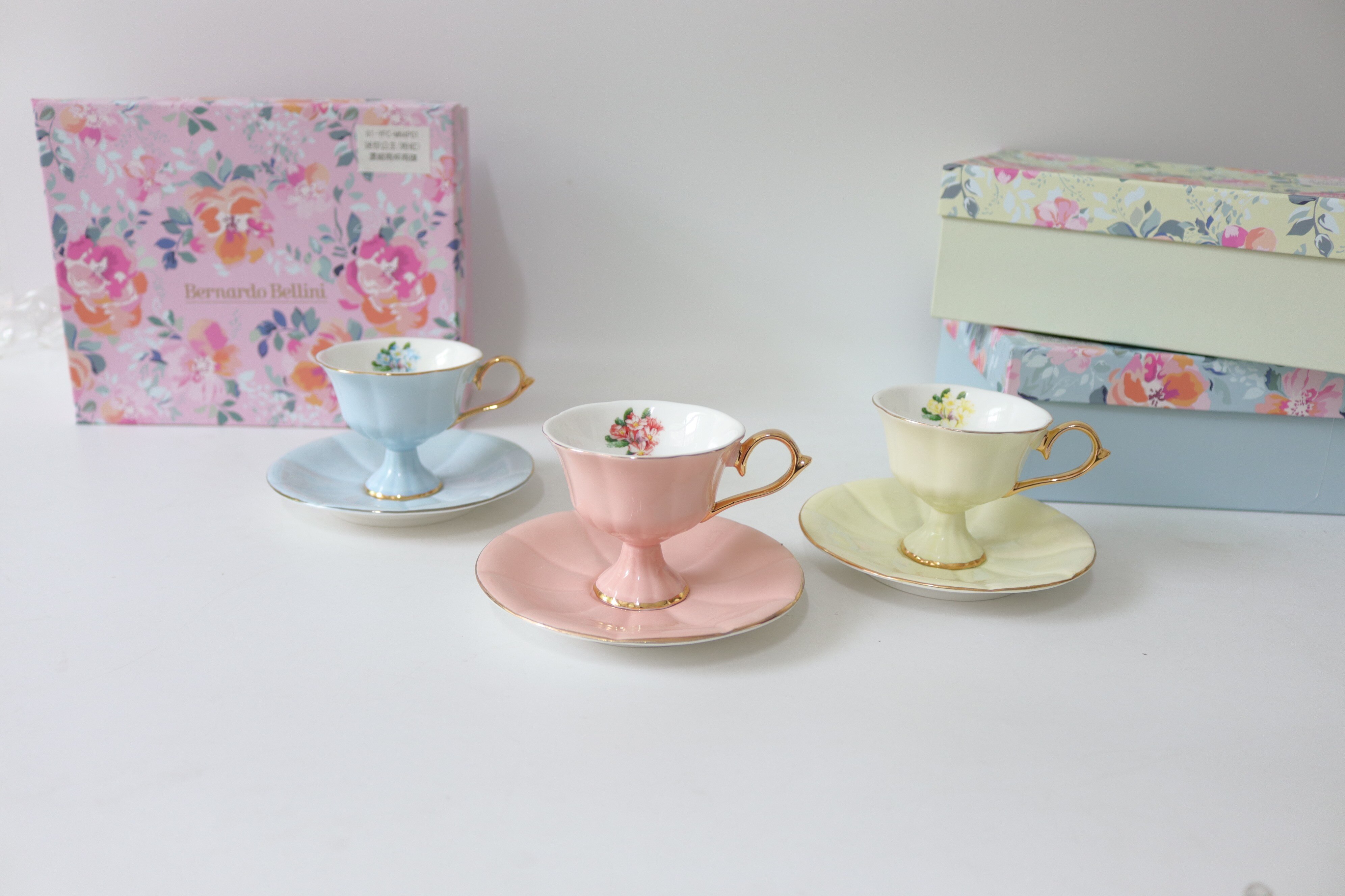 Chinese Tea Cup Set Porcelain Eco Friendly Simple Small Ceramic Coffee Cup Set Saucer Spoon Crockery Xicara Drinkware