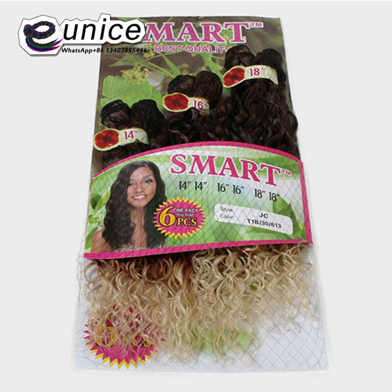 A buon mercato Malese Capelli Ricci 6 gruppi Tessuto Dei Capelli sintetici Ricci Stretti, Malese Crespo Fasci di Capelli Ricci viola jerry ricci: 4/27HL