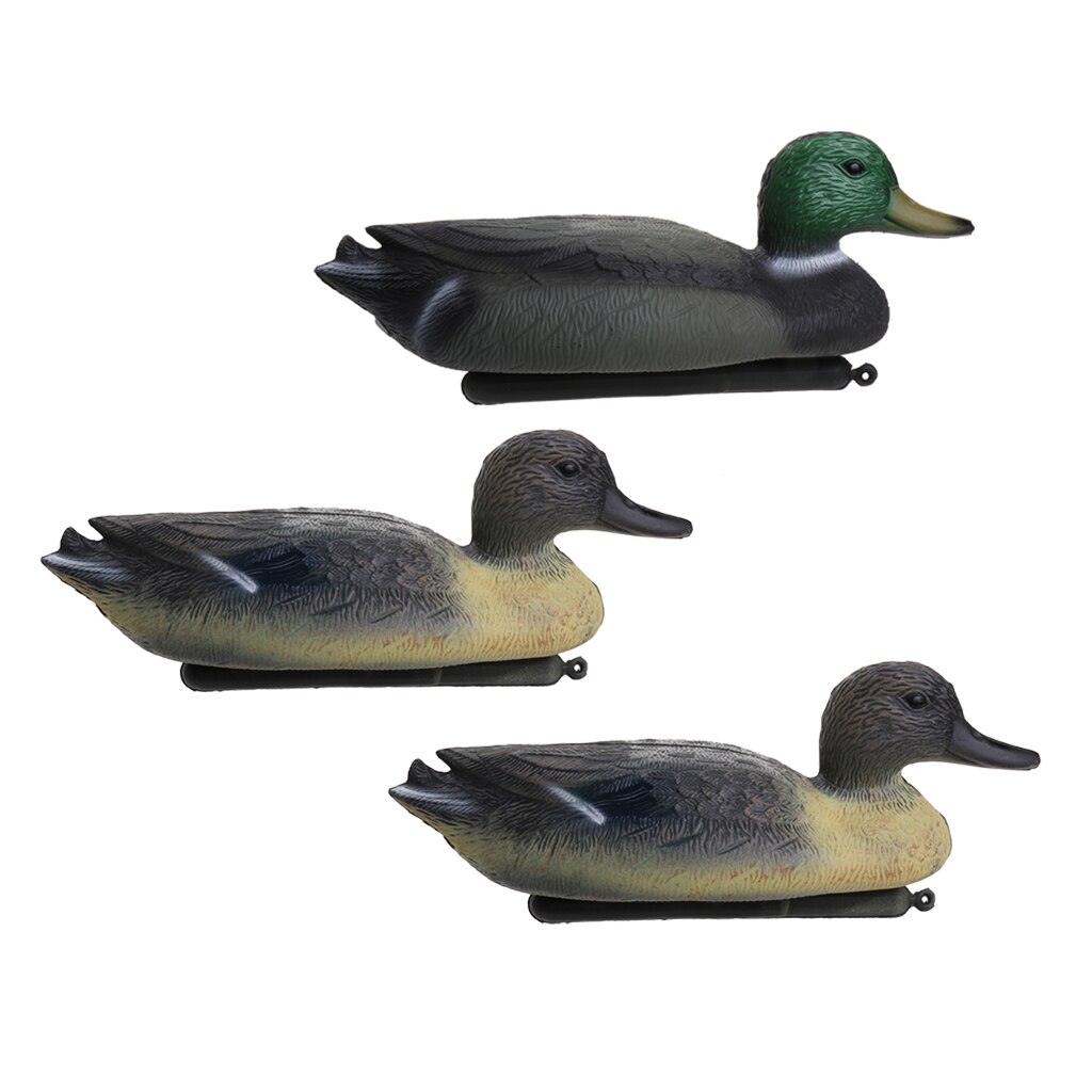 3 Pieces, Durable Drake Duck Decoy, Lawn Ornaments, Garden Decors, Garden Repeller