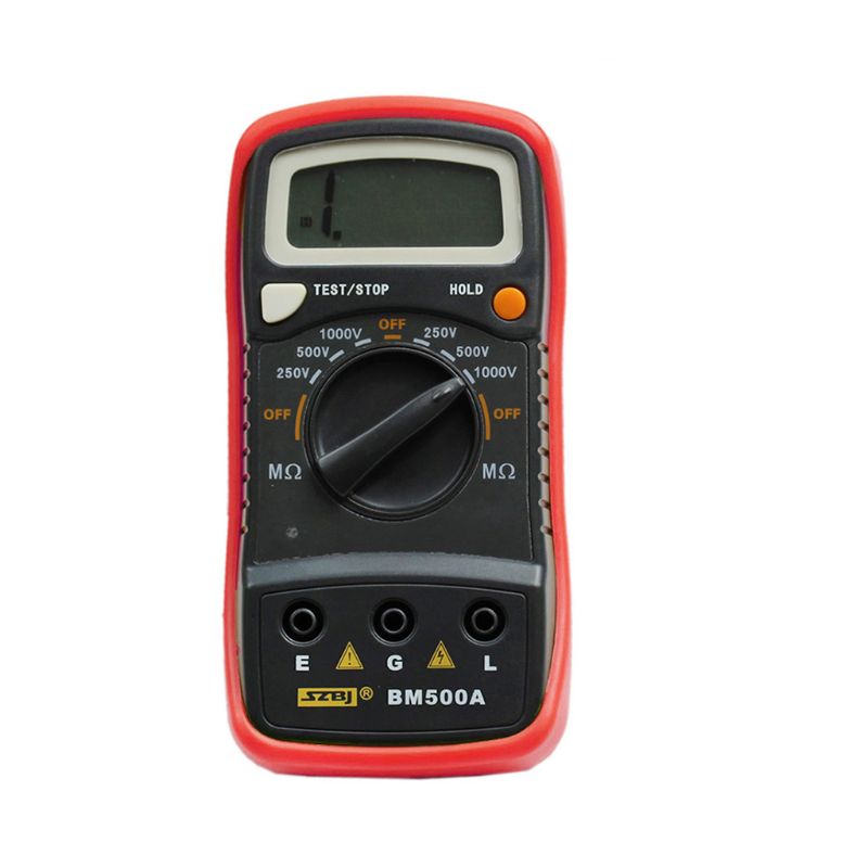 Discount 1000V BM500A 1999M Digital Insulation Resistance Tester Meter Megohmmeter Megger