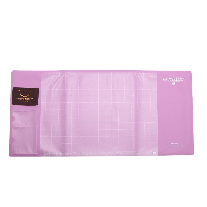 70x33cm Multi-function PVC Waterproof Anti-Slip Mouse Pad Large Size Desk Computer Laptop Mice Pad Protector Mat 6-Color: Purple 