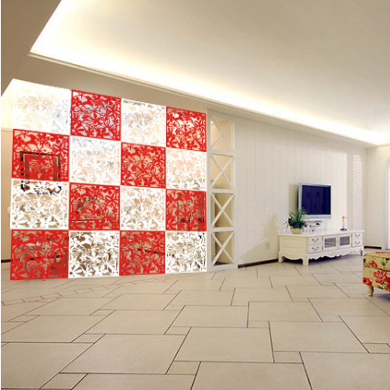 20 sztuk wiszący parawan kreatywny TV ustawienie ściany papier artystyczny skaleczenie salon ganek partycji składany ekran parawan partycji