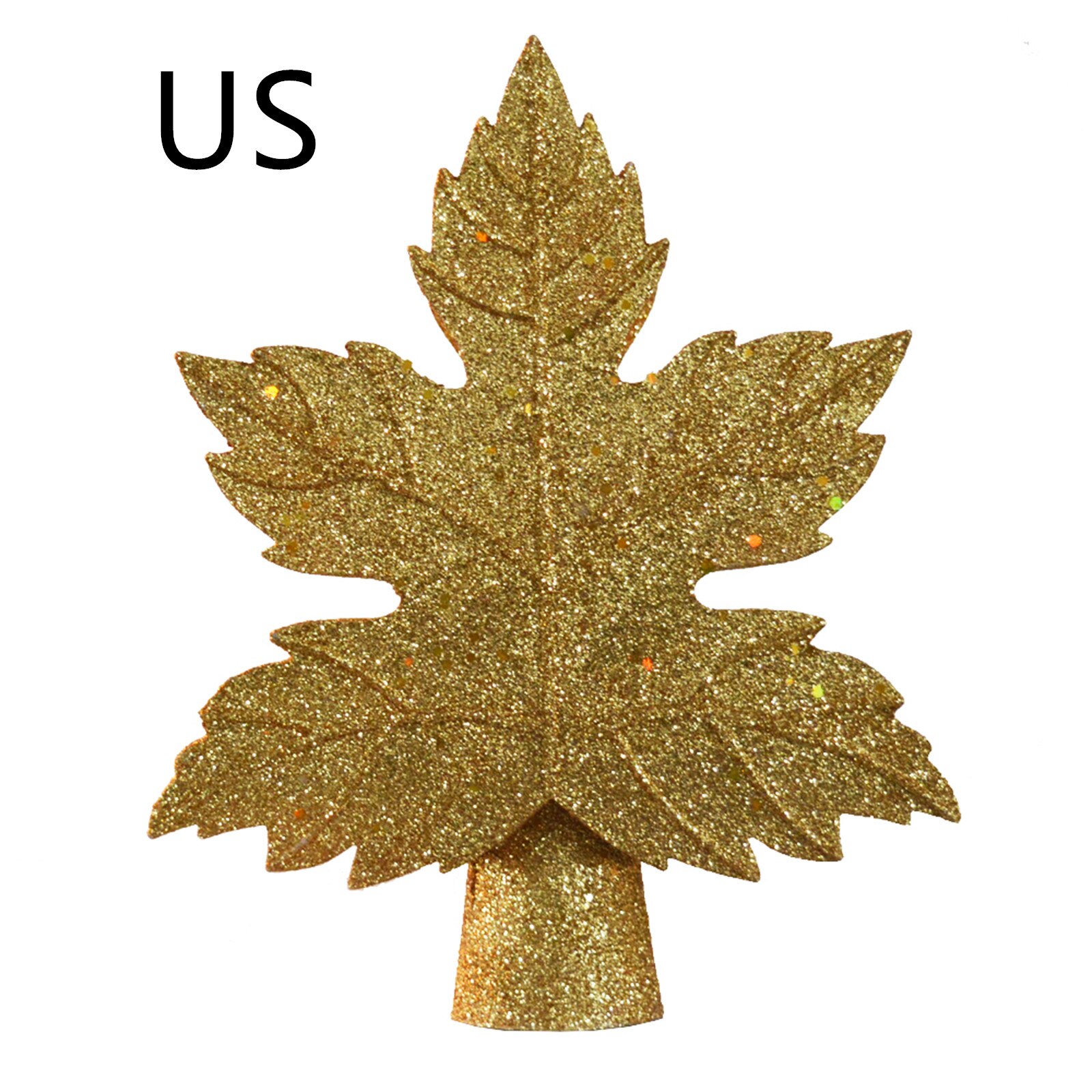 Christmas Tree Topping LED Night Light Projector Projection Lamp Party For Kids Christmas Glitter Gold Party Lights: Gold US plug
