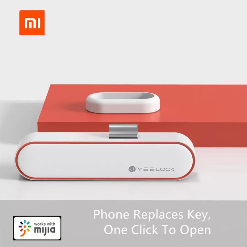 Xiaomi Mijia YEELOCK-cajón inteligente con cerradura E, sin llave, Bluetooth, desbloqueo por aplicación, antirrobo, seguro para niños, interruptor de cajón