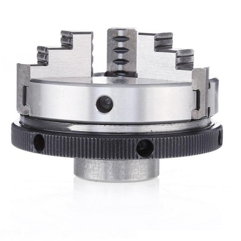 Sanou K01-50 2" Lathe Chuck 50mm 3 Jaw Manual Dill Chuck Mini Self-Centering Thread Mount CNC Precision Instrument Lathe Parts