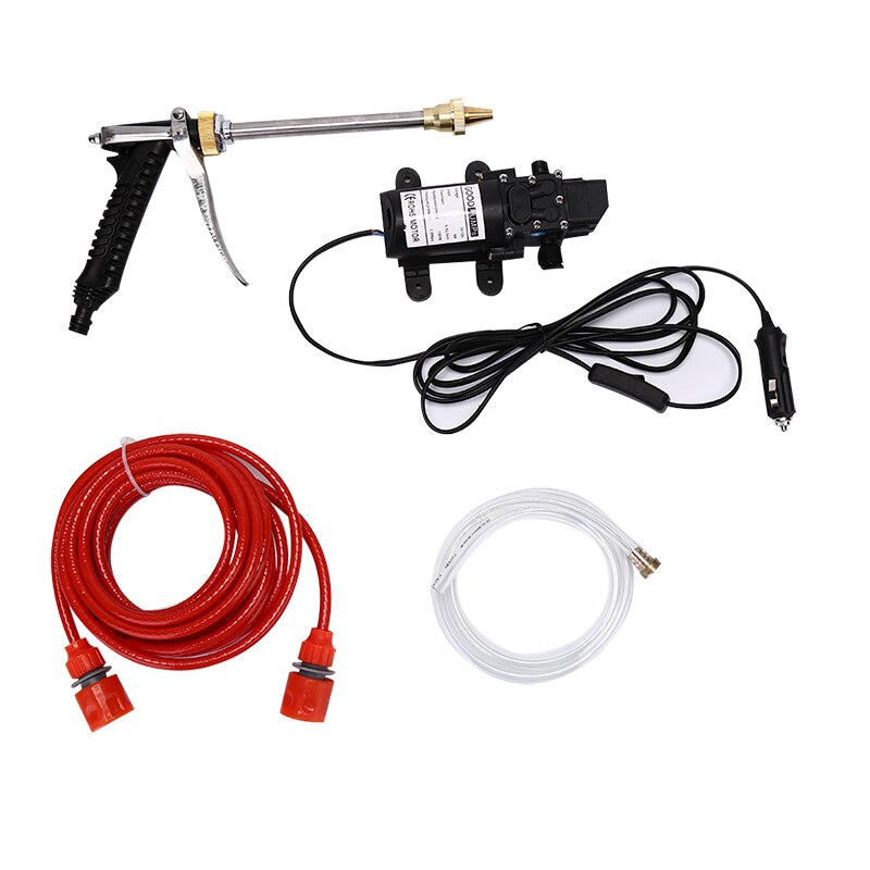 Household Portable High Pressure Car Washing Machine DC 12V 65W Mini Car Washer Cleaner Water Wash Pump Sprayer Kit Tool