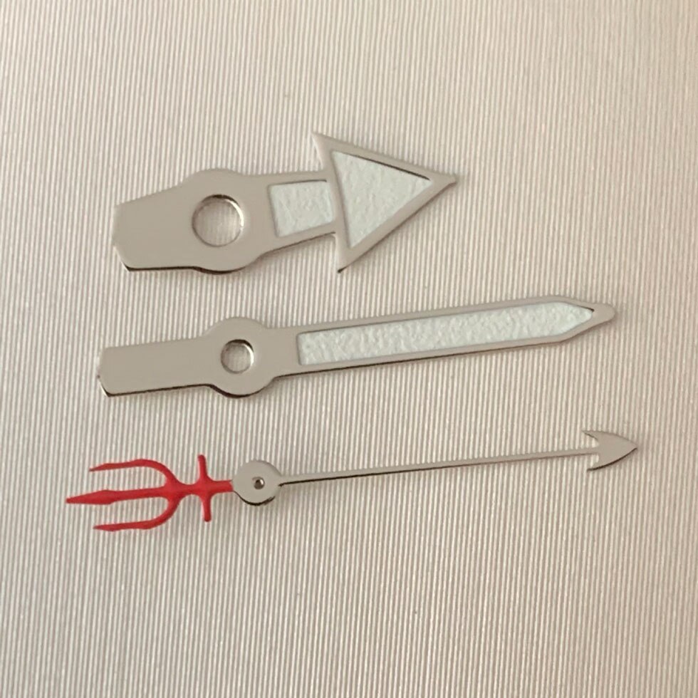 Horloge Handen Zijn Geschikt Voor Japanse NH35 NH36 Automatische Beweging Groene Lichtgevende Zilveren Rand Wit Onderdelen Vervanging 16: 1