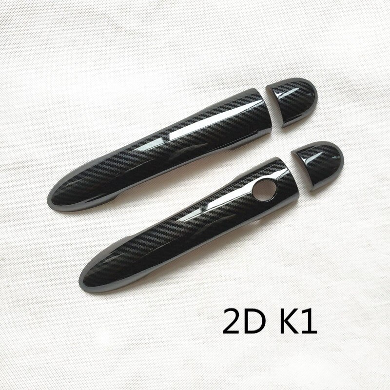 Door Handle Cover Trim Handles Covers for Renault Megane 2 Ii Mk2 Car Accessories Plastic Carbon Fiber: 2DK1