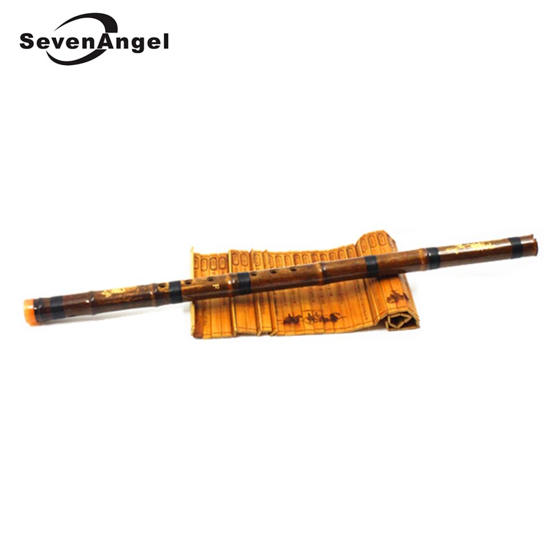 Lilla bambusfløjte xiao kinesisk lodret piccolo shakuhachi kina klassisk traditionel musikinstrument dizi xiao