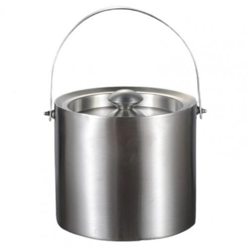 2L/3L Ice Bucket Temperature Resistant Thickened Smooth Surface Ice Cube Container Bucket with Lid for Party: 3L