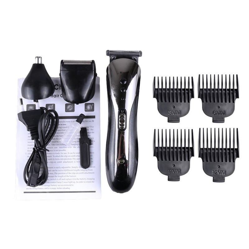 KEMEI All In1 Rechargeable Hair Clipper For Men Waterproof Wireless Electric Shaver Beard Nose Ear Shaver Hair Trimmer Tool main image 1