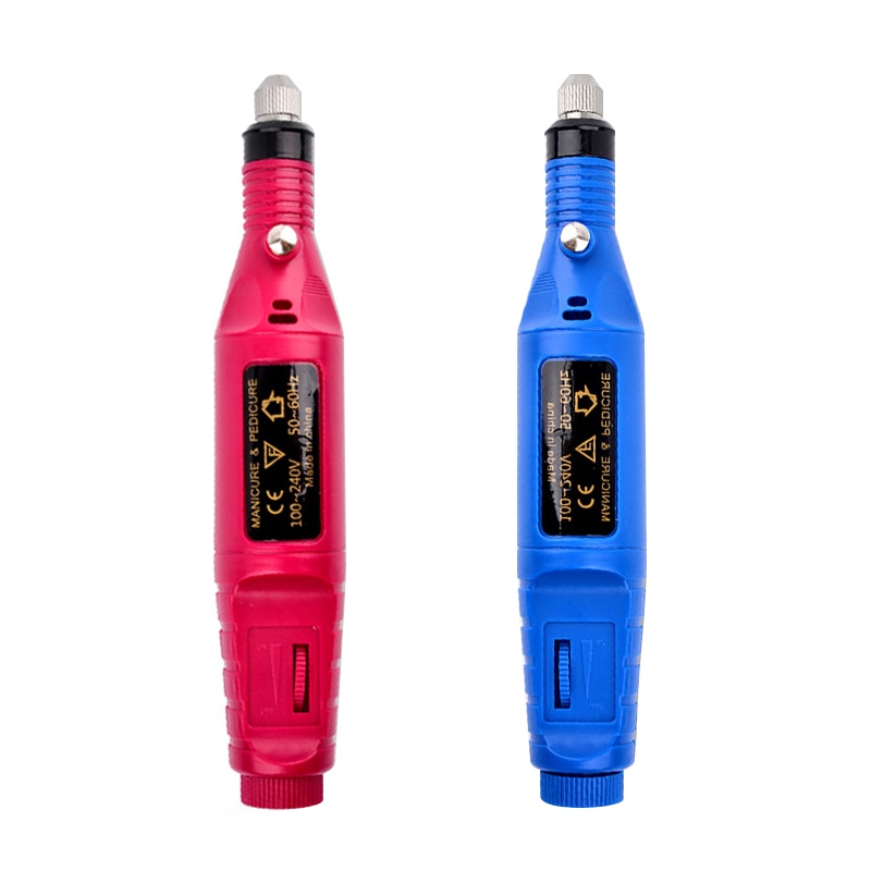 Conjunto de puntas de taladro eléctrico para uñas, máquina pulidora de uñas, pulidora de uñas, herramientas de cuidado y manicura