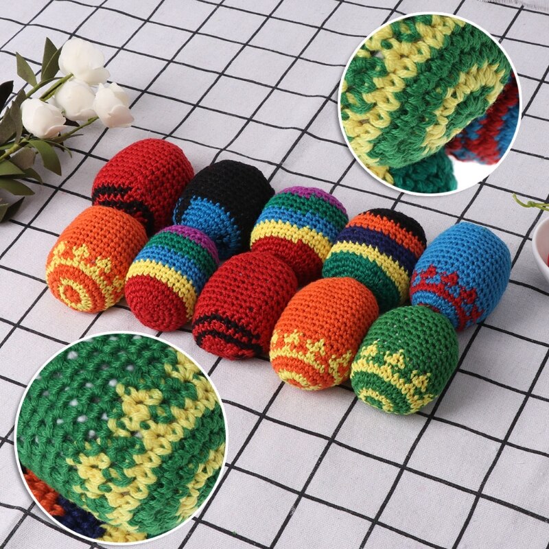 Handgemaakte Sacks Footbag Speelgoed Ballen Magic Jongleren Bal Kid Outdoor Speelgoed Zachte Bal Footbag Speelgoed