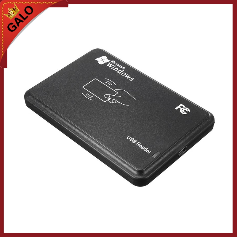 Black USB RFID Contactless Sensor Smart ID EM4001 125KHz Card Reader TK4100