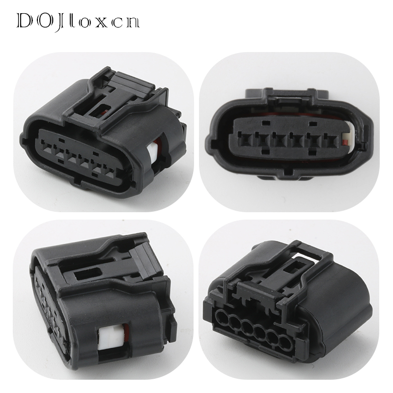 1/5/10/20/50/Sets 6-Pins Sensor 6189-1083 Sumitomo Ts Waterdichte 025 Gaspedaalconnector Voor Toyota Subaru Vervanging: Black / 10-19 Stks