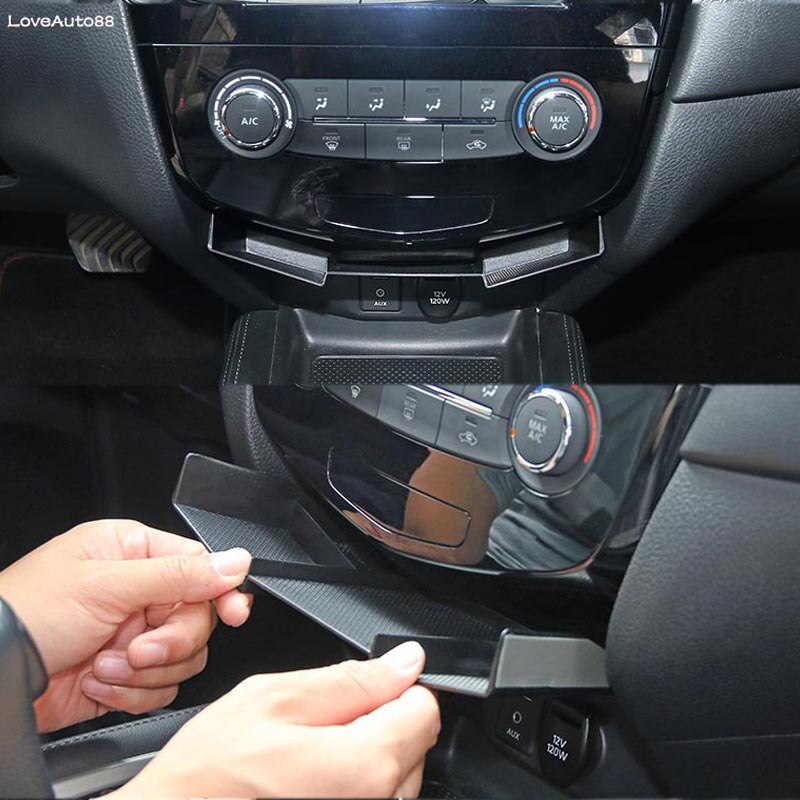 Car Central Console Multifunctional Storage Box Car Multi-grid Storage Box For Nissan X-trail Xtrail T32