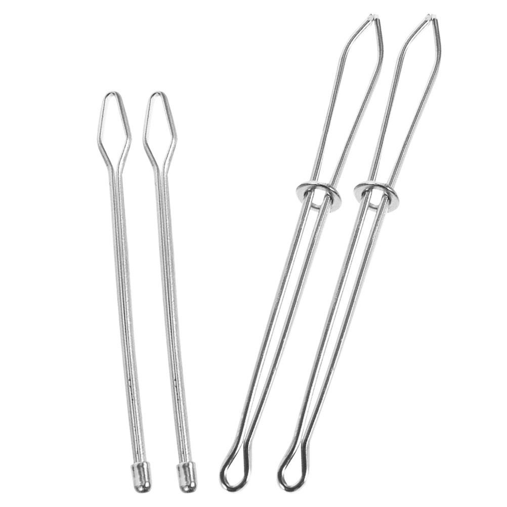 4 pcs Belt Threader Sewing Accessories Needle Drawstring Tool Metal Elastic Cord Guide DIY Handicraft Helper