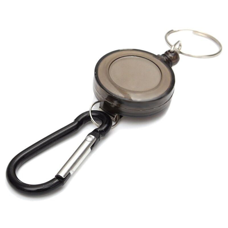 2 stuks badgerol - intrekbare terugslag yoyo skipas-id-kaarthouder sleutelhanger kleur: rood aantal :2 stuks
