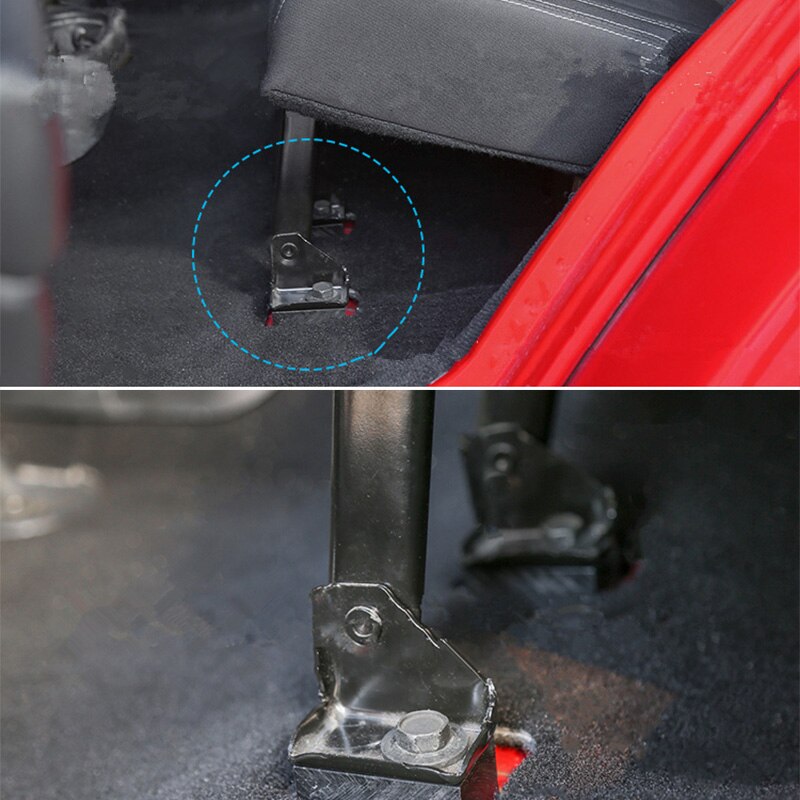 Support de siège arrière pour Jeep Wrangler JL JK, Kit d'espacement inclinable noir pour 07-19, accessoires 4 portes illimités