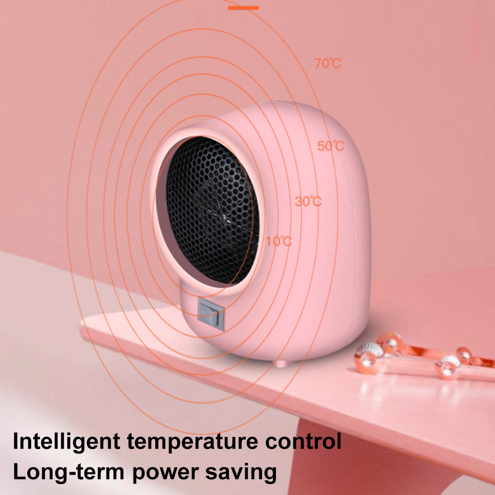 Electric Space Heater Small Portable Fast Heating Heater Fan With Temperature Control Overheat Protection For Home Office Dorm