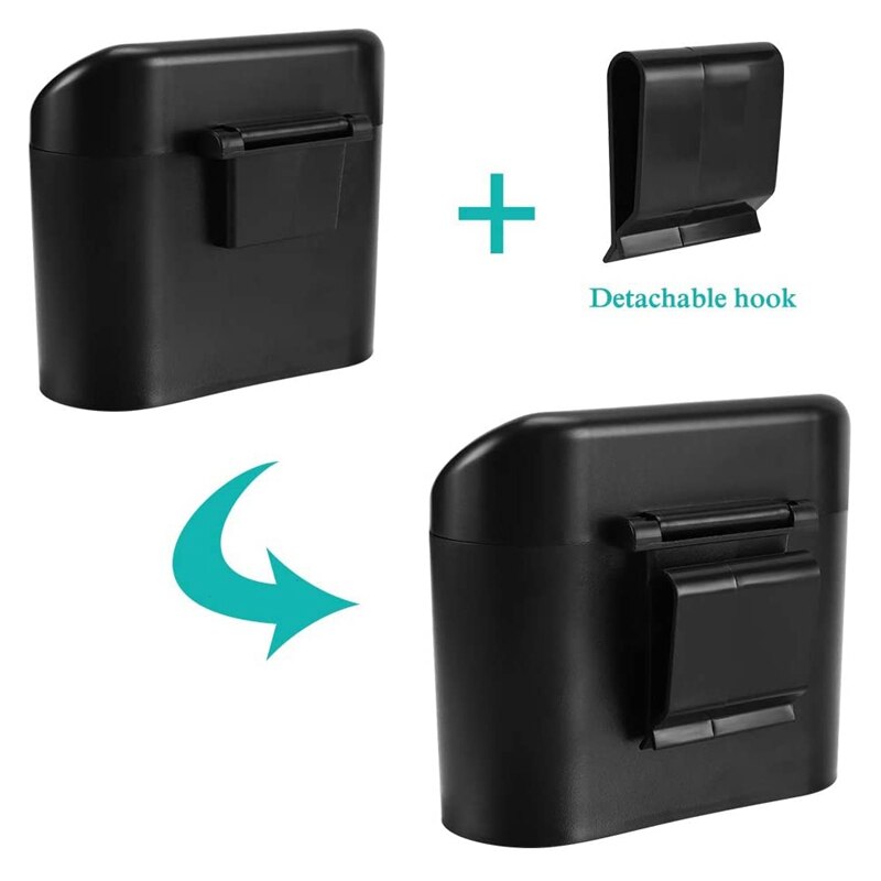 Car Trash Can with Lid Mini Vehicle Trash Bin Car Dustbin Garbage Organizer Automotive Garbage for Auto Cars, Home