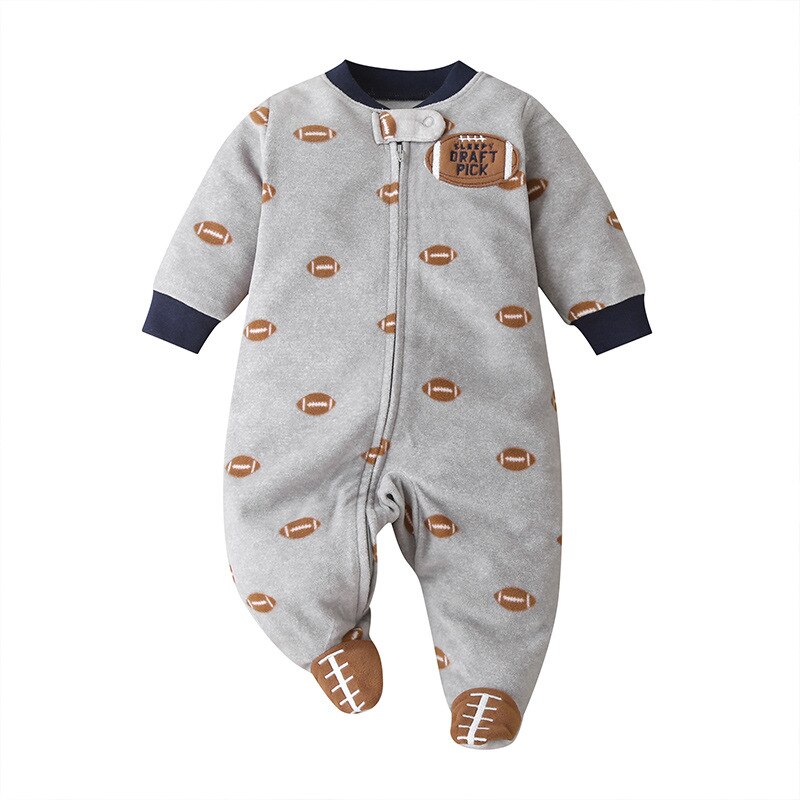 Carter's Autumn and winter polar fleece Baby Clothes 0-12 Months Newborn Girl Jumpsuit Newborn Baby Boy Clothes Babygrow Poupon