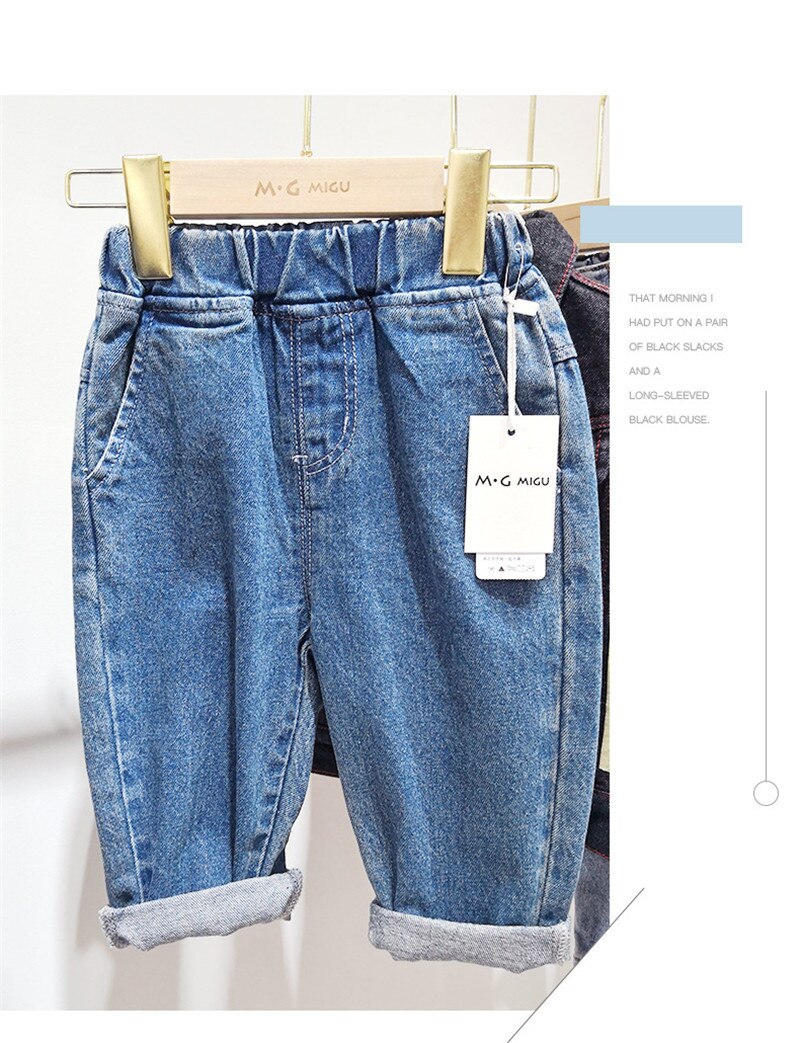 Toddler Boys Jeans Casual Denim Pants For Boy 2 3 4 5 6 Years Baby Kids Pants Spring Autumn Trousers