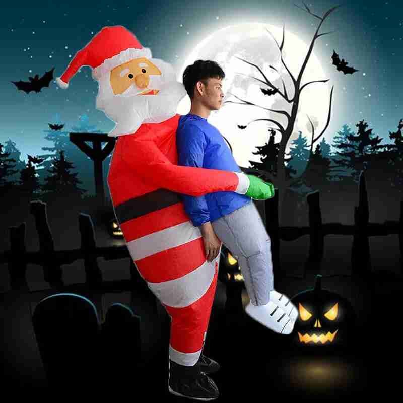 Santa Claus Inflatable Suit For Home Funny Clothin... – Grandado
