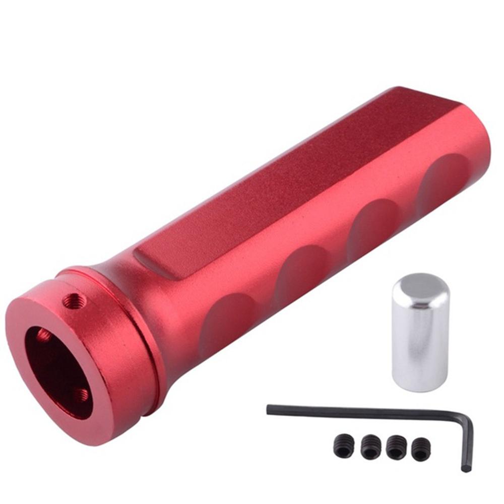 Aluminium Universal Handrem Hendel Set Auto Handrem Mouw Handrem Handvat Hand Protector Modificatie Cover: Rood