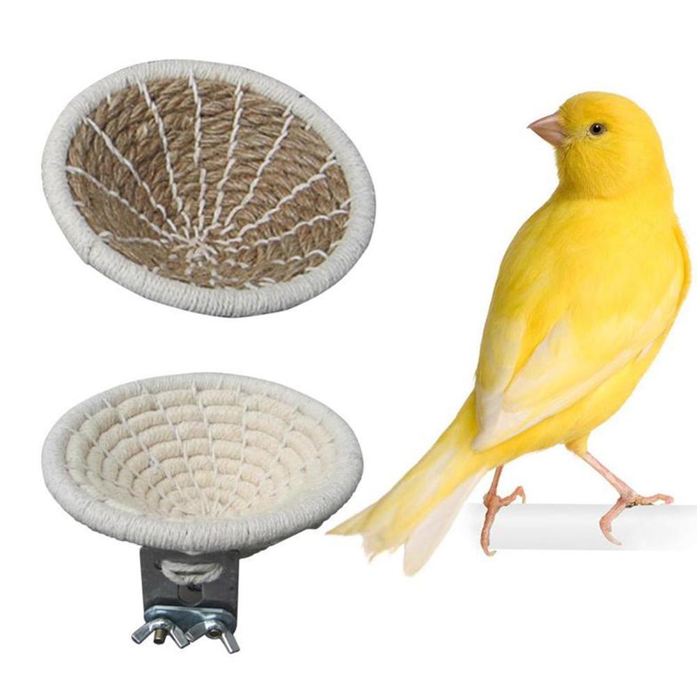 Hand Weaving Bird Nest bird cage for Serinus Canaria Canary Breeding