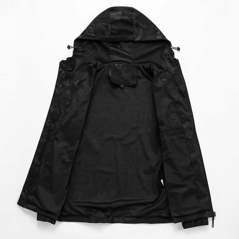Men's Breathable Fly Fishing Wading Jacket Waterproof Fishing Wader Jacket Clothes Outdoor Hunting Fishing Clothing