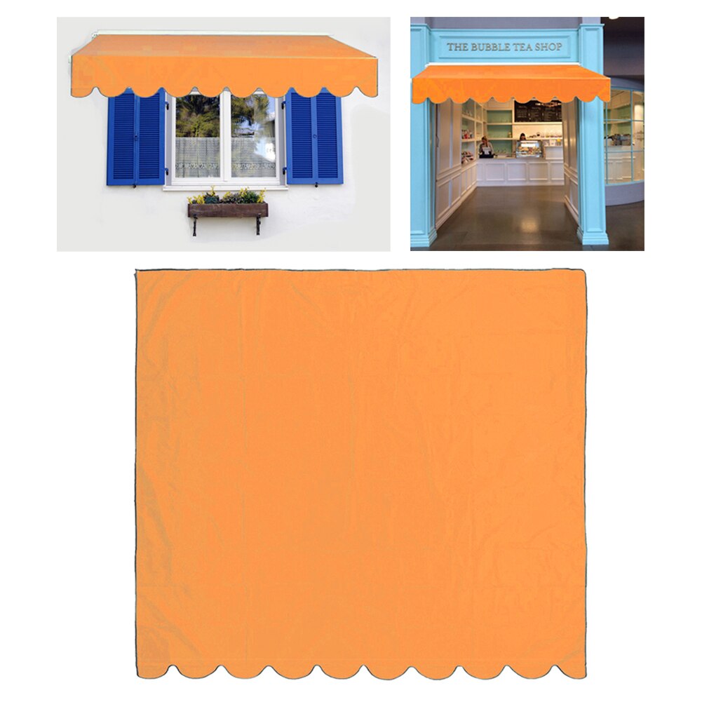 Awning Cover Waterproof Topper Cover Canopy Replacable Fabric Cover Outdoor Awning Sun Protective Cover