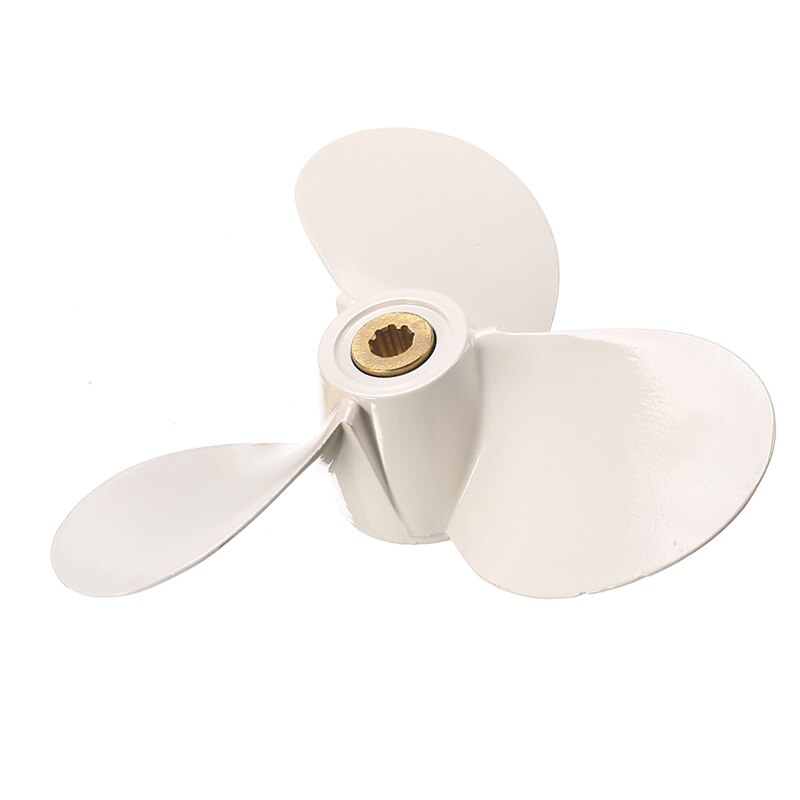 Båtmotor utombordare propellrar marines aluminiumlegering utombordare marina propeller tre blad tillbehör