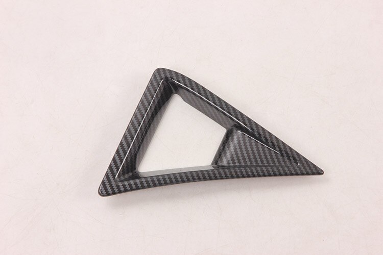Voor Toepassing Op Ford Quanshun/Transit-Abs Carbon Fiber Grain Center Controle Driehoek Trim
